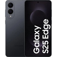 Samsung Galaxy S25 Edge 256 GB Titanium Jetblack Dual SIM Smartphone Handy