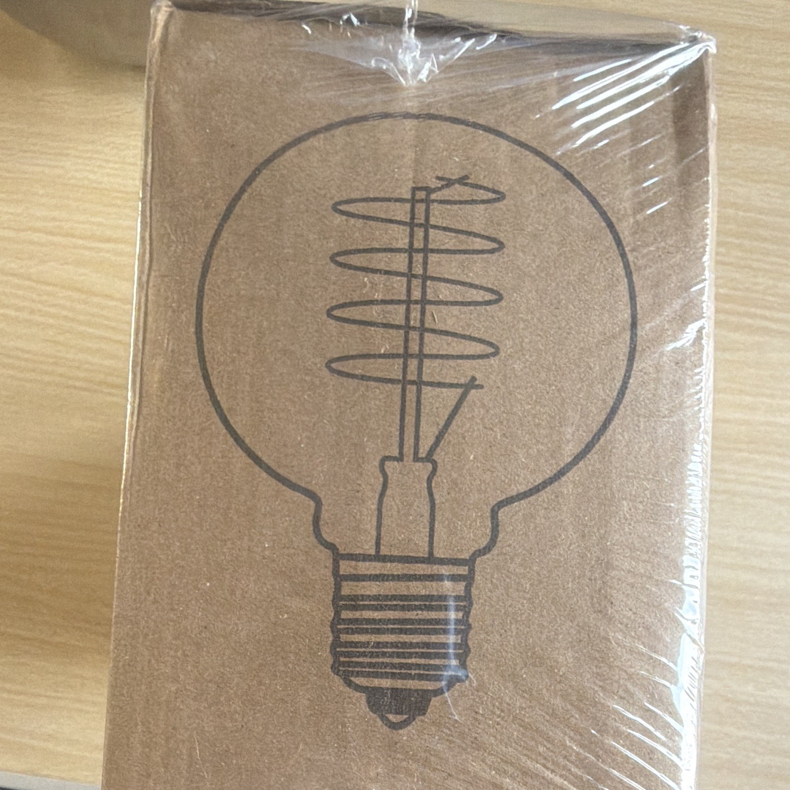 2 pac E27 G27 Globe Edison Filament Bulb 60W 2700K Warm White Clear 220-240V image 3