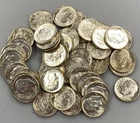50 1956 D BU US 90% Silver Roosevelt 10c L24032