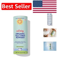 Travel Size Organic Baby Powder   Talc-Free, Lavender Scent for Safe Protection