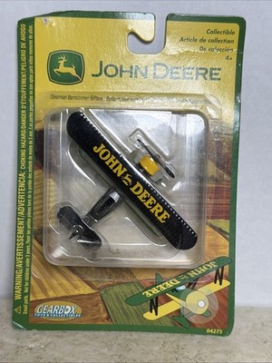 Stearman John Deere Barnstormer GEARBOX 1/64 airplane toy diecast B13Z