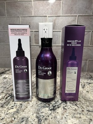 Dr. Groot Scalp Revitalizing Solution Exfoliating BUNDLE!!