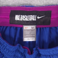 Nike Basketball Fit Dry Vtg Y2K Swoosh Long Training Gym Shorts Mens Medium