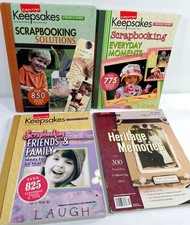 Creating Keepsakes Scrapbooking Solutions Hardcover Book Lot Of 4