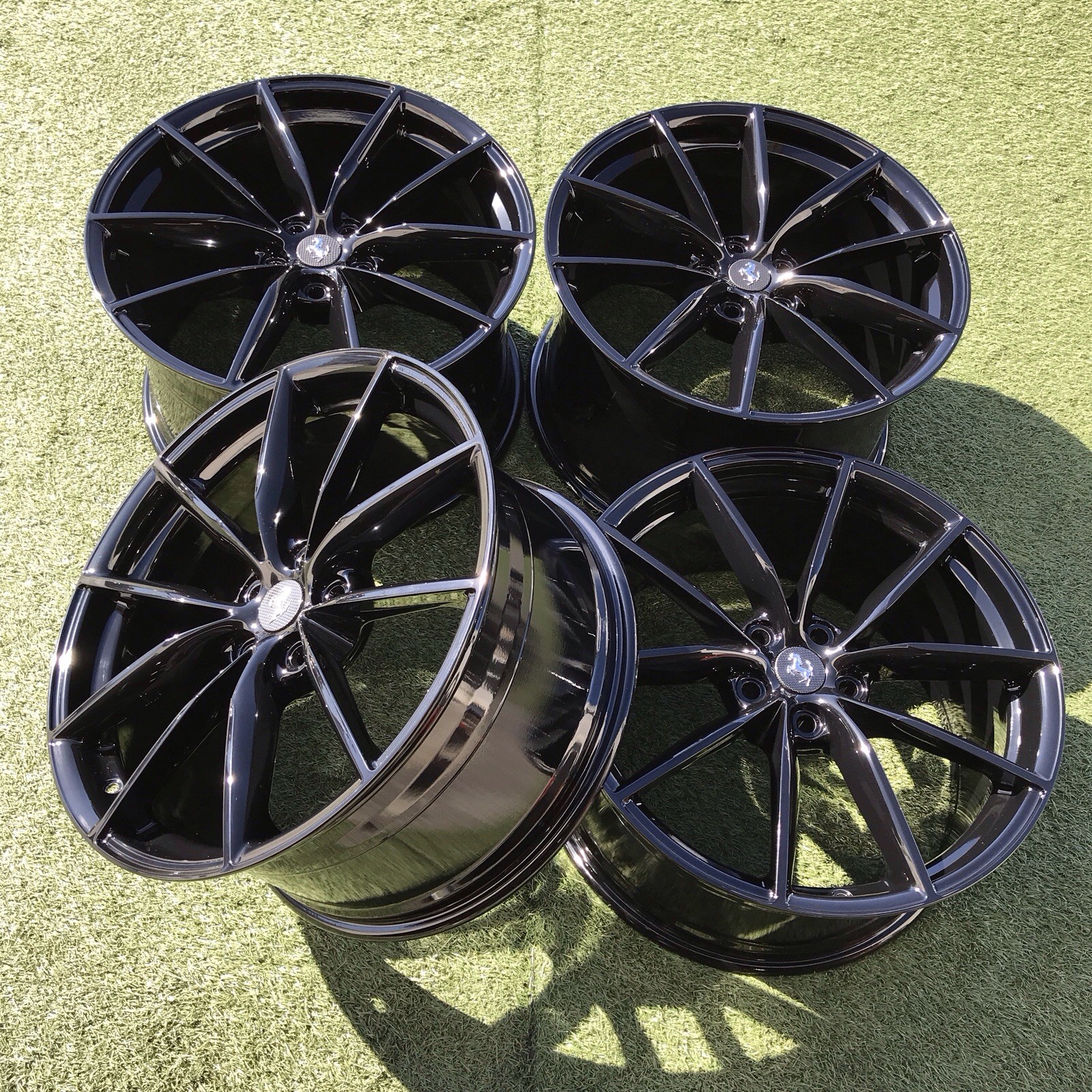 20 FERRARI 812  GTS SUPERFAST FORGED LIGHT WEIGHT BLACK OEM RIMS 864486 842799