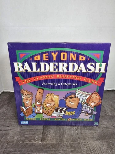 Vintage 1997 Parker Brothers BEYOND BALDERDASH The Classic Bluffing Game Sealed