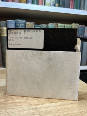G8809 Battle Ground Ver 11.0 S Software 5.25  Floppy Vintage