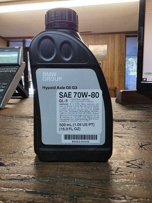 10 BMW 323 SERIES Misc Fluids Bmw Group Hypoid Axle Oil G3 Sae 70w-80