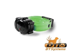 DT Systems Micro-iDT PLUS Add-On Collar Dog Receiver MAXX-Range 360 Green Strap