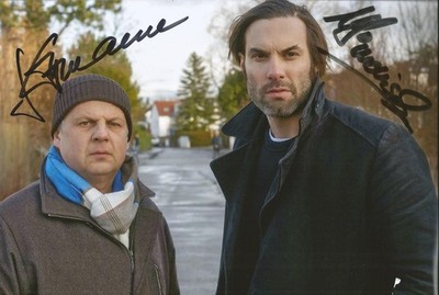 Autogramm-Großfoto (20x30) ''Gerhard WITTMANN / Max SIMONISCHEK'' (München Laim)