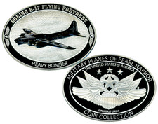 Boeing B-17 Flying Fortress Oval-shaped Commemorative Coin Value $129.95