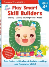 Play Smart Skill Builders Age 3 : Preschool Activity Workbook with Stickers for