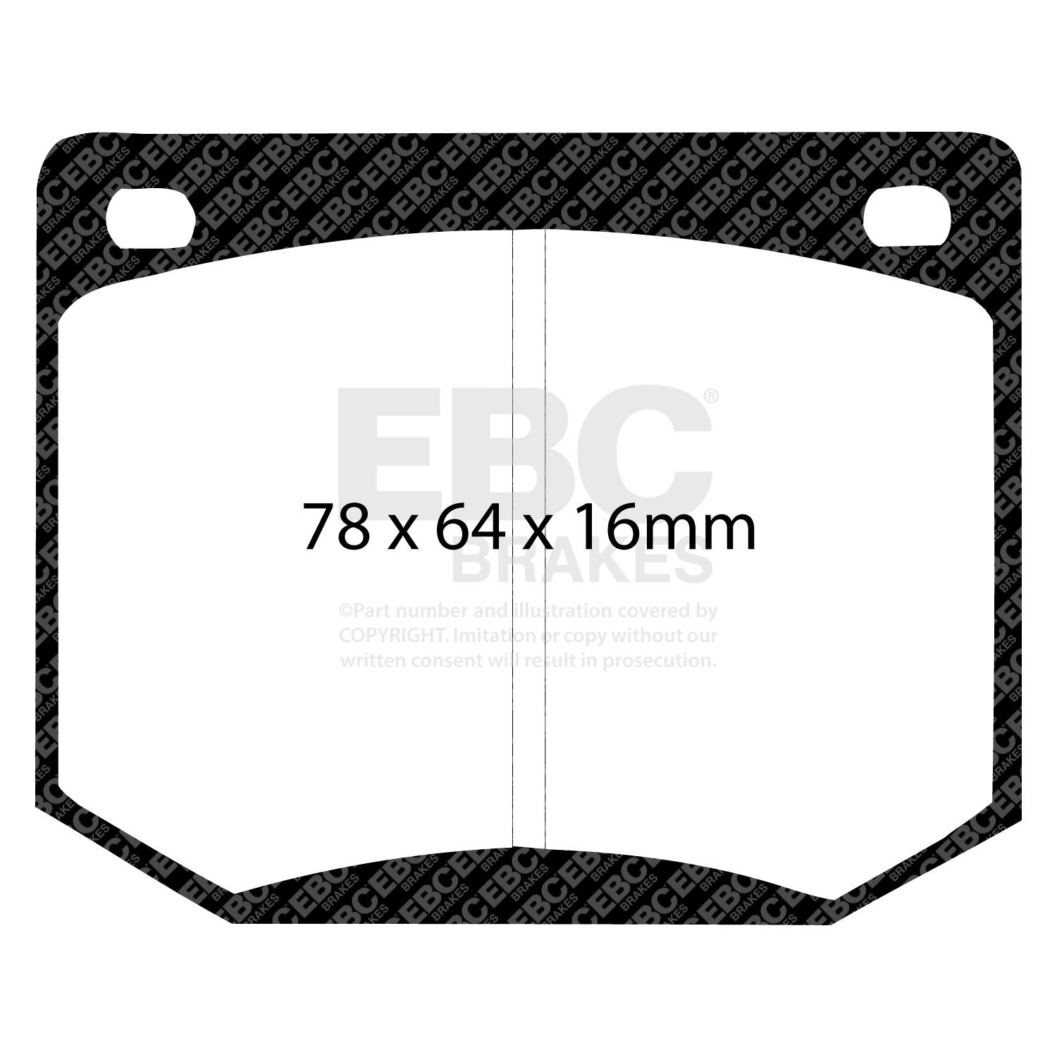 EBC DP2216 BRAKE PAD SET DISC BRAKE Front