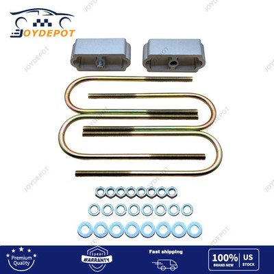 For 55-57 Chevy Belair Nomad 150 210 2''Drop Lowering Blocks U Bolts Complete Kit