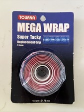 Tourna Mega Wrap Super Tacky 1.5mm Tennis Racquet Grip 103 cm x 31.75 mm - USA
