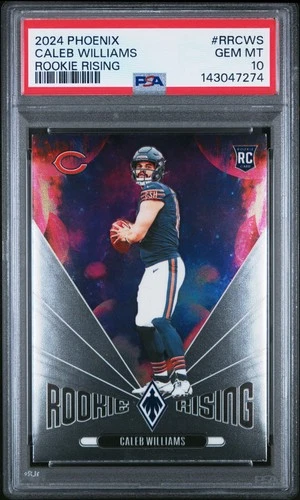 2024 Panini Phoenix RR-CWS Caleb Williams Rookie Rising RC PSA 10