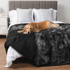 Waterproof Dog Blanket for Large Dog, Queen Size Calming Pet Blanket Couch Cover