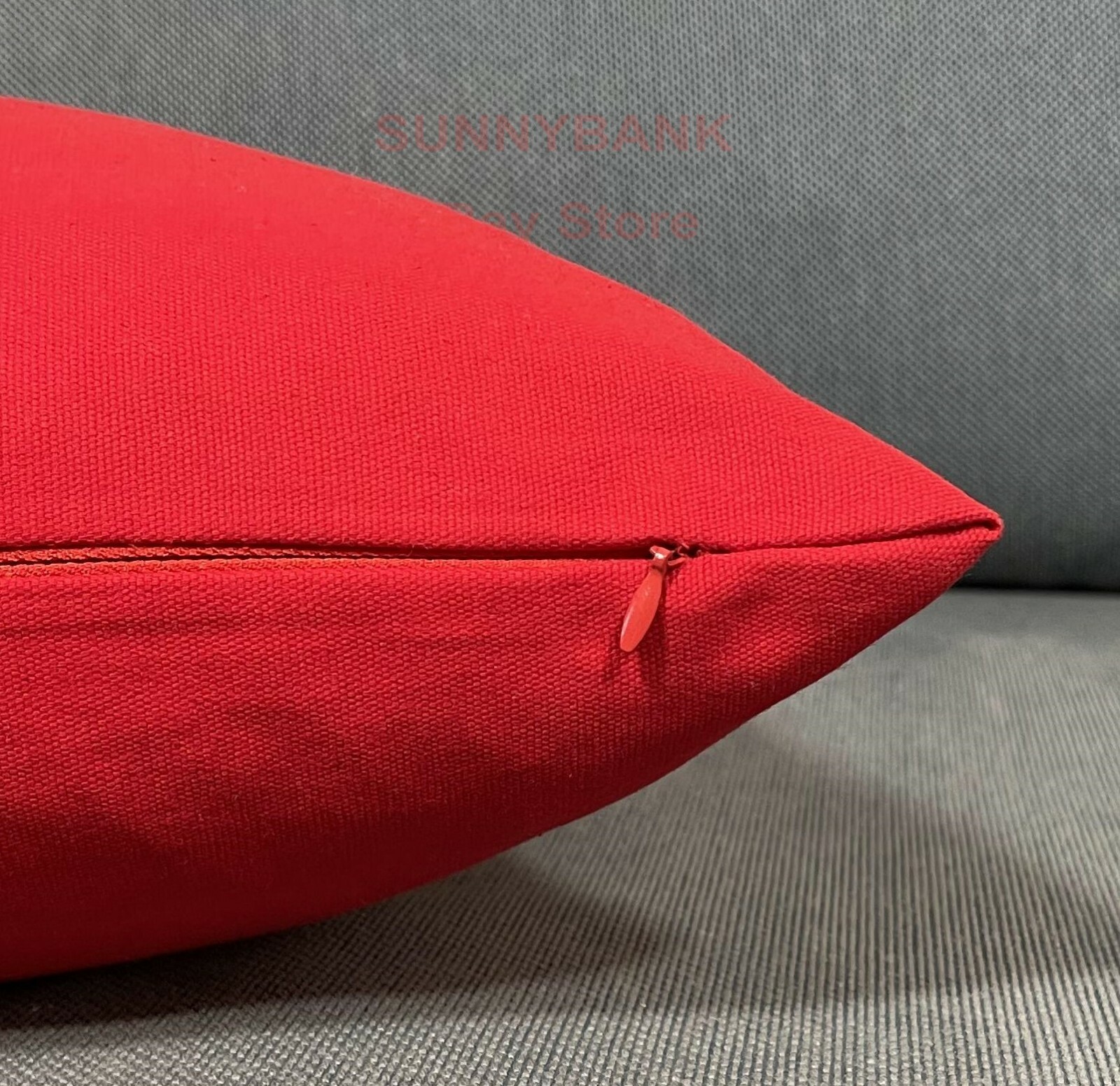 40 x 40cm Plain Solid Colour 100 Cotton Cushion Cover Canvas Throw