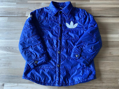 Retro gefütterte Jacke Shirt Junge Mädchen Alter 6-8 Jahre Vintage