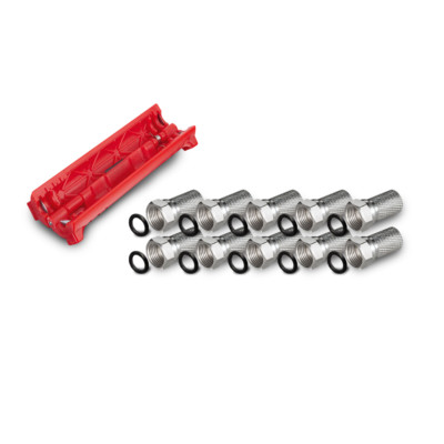 Abisoliermesser 10x F Stecker 7 7,2 7,4 mm Koaxialkabel Sat Kabel Abisoliere Set