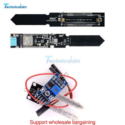 ESP32 DHT11 WiFi Bluetooth Soil Temperature Humidity Sensor CP2104 18650 Battery