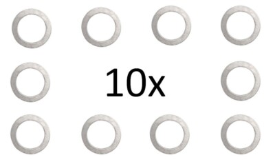 10 Stück Aluminiumring Alu Dichtung Dichtring 12x16x1,5 mm DIN 7603 Form A M12