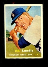 1957 TOPPS #375 JIM LANDIS WHITESOX VG E07913