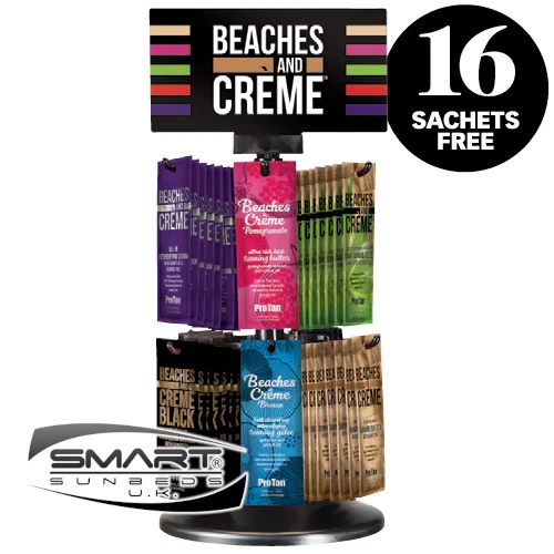 PROTAN Strände und Creme Sonnenliege 15 kostenlose Lotionen Sonnenbett Bräunungslotionen Beschleuniger
