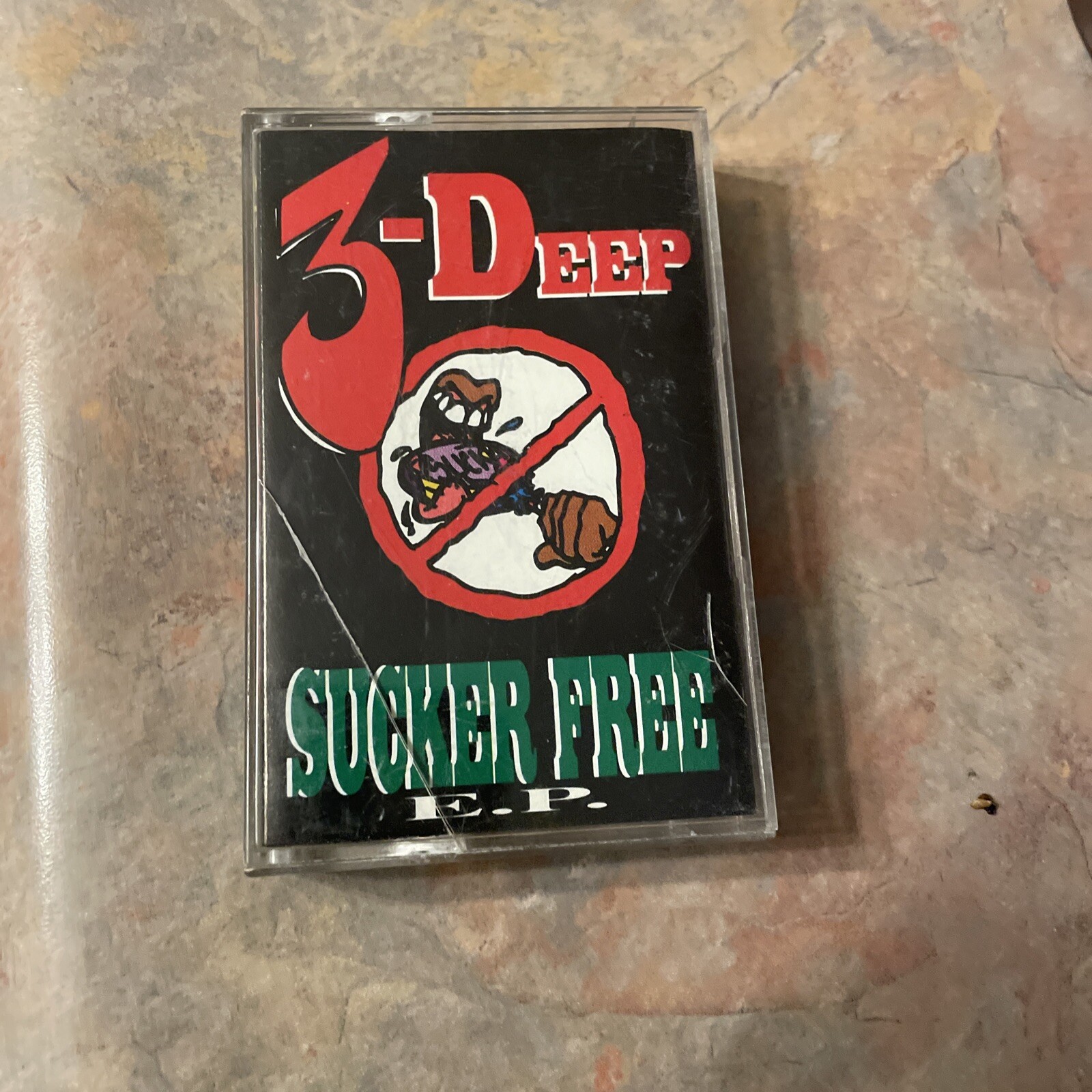 3-DEEP - Sucker Free E.P.  RARE BAY AREA G-FUNK RAP 1994 CLEE DOGG Cassette