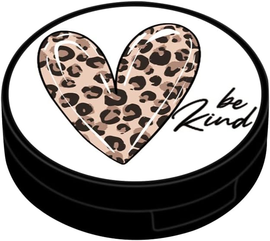 Leopard Design Contact Case Personalized Contact Box Travel Kit Portable Contact