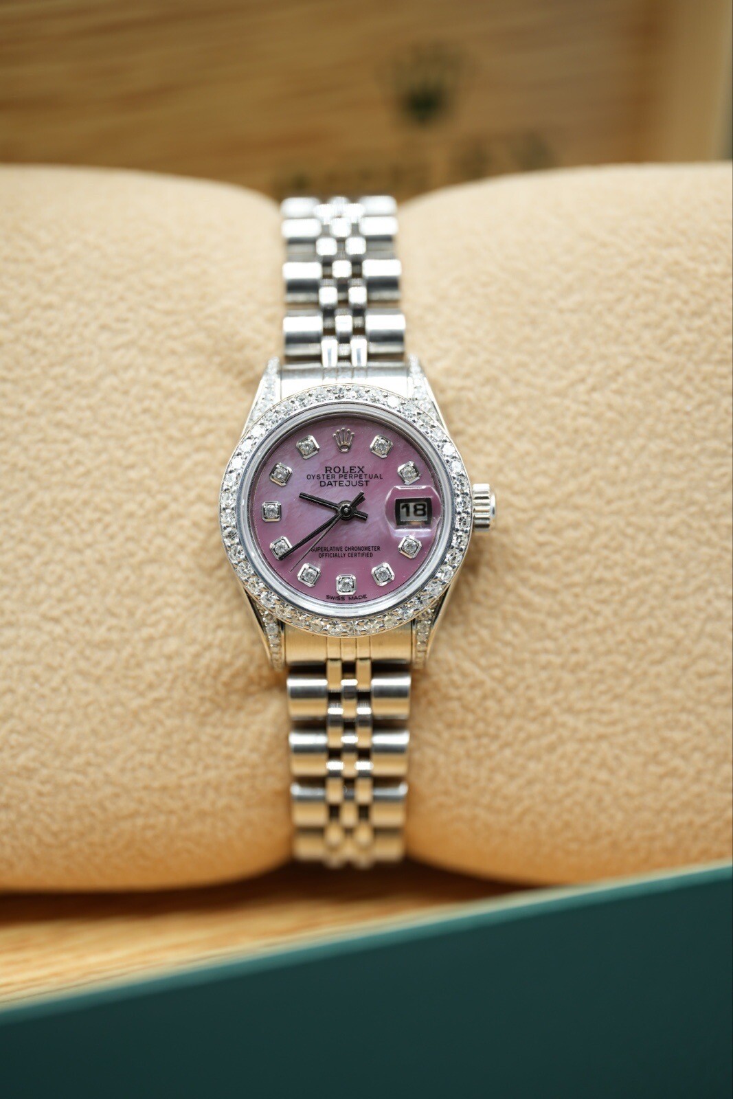 Steel White Gold Rolex Datejust Fully