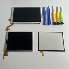 Nintendo 3DS XL Top Bottom Upper Lower LCD Screen Replacement (Original Model)