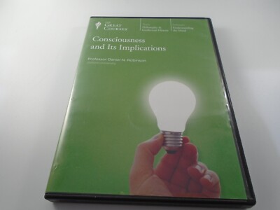 Great Courses Consciousness and its implications by David Robinson Cds