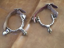 Vtg. Kids Western Cowboy Costume Spurs Set