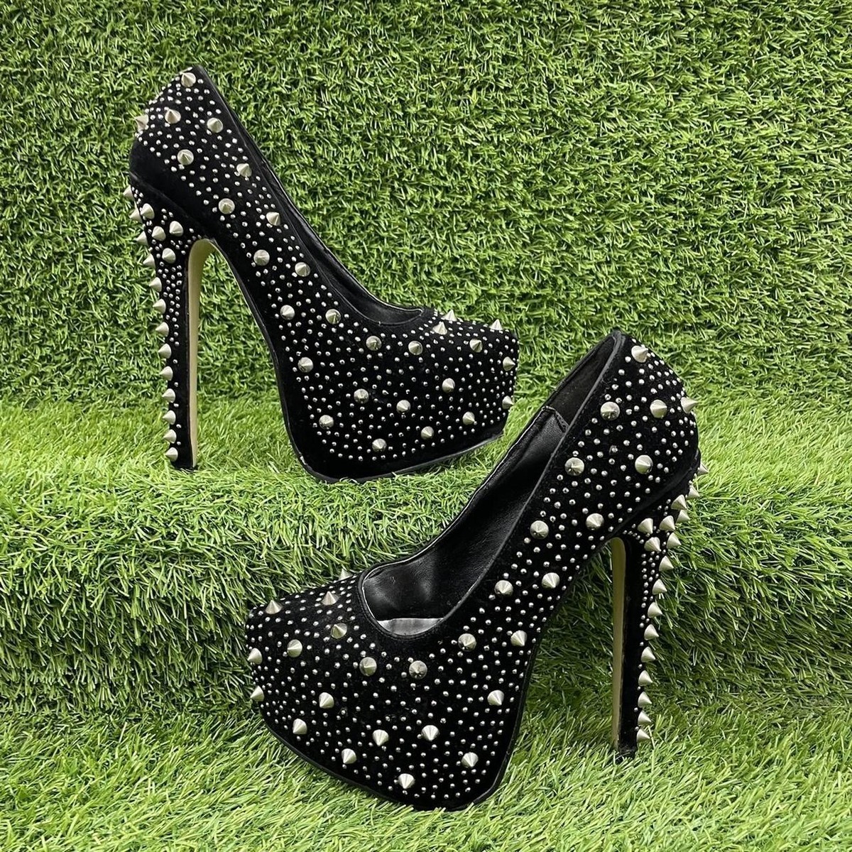 black peep toe heels new look