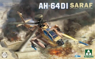 Takom 2605 AH-64DI Saraf Angriffshubschrauber Maßstab 1:35