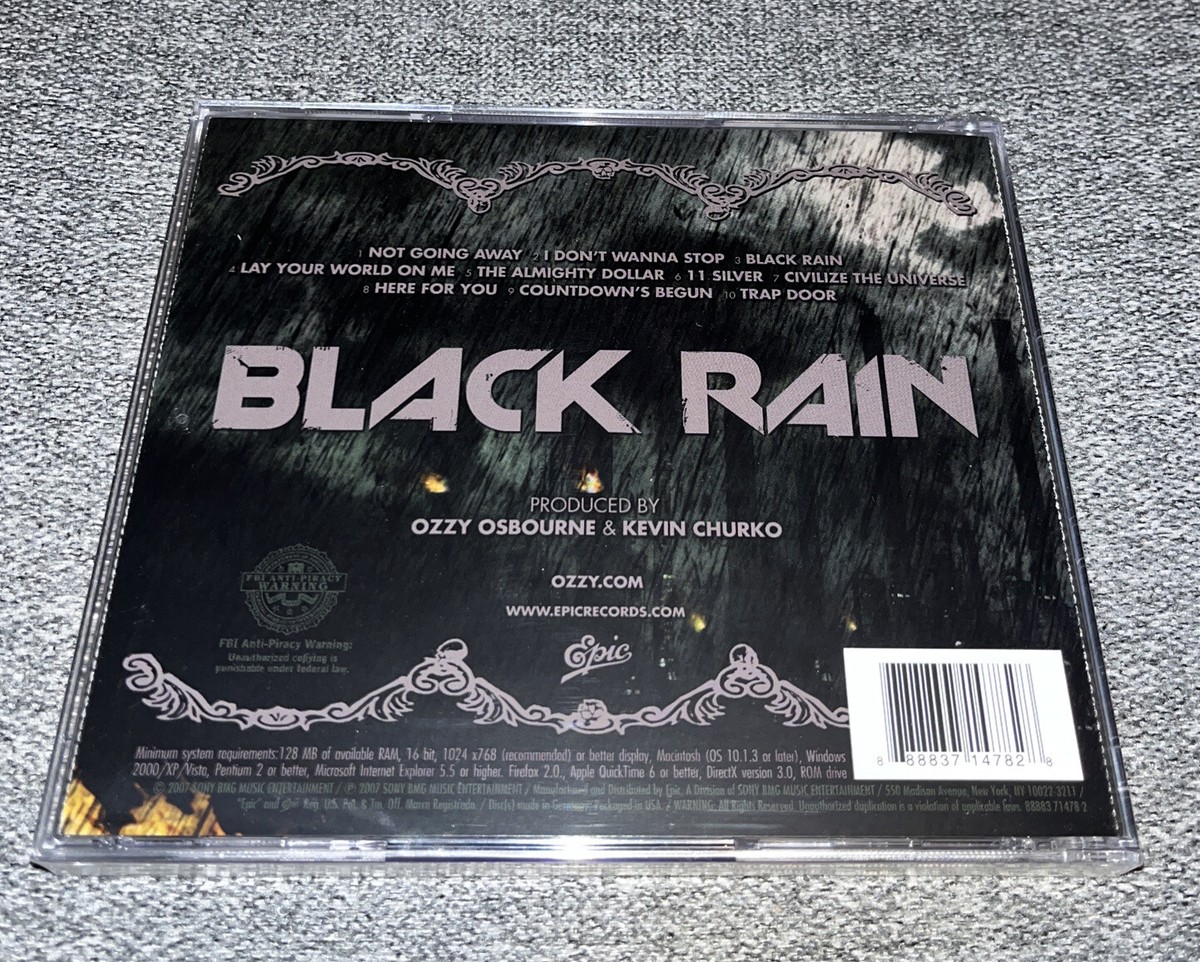 Black Rain by Ozzy Osbourne (CD, 2007){New CD} 888837147828