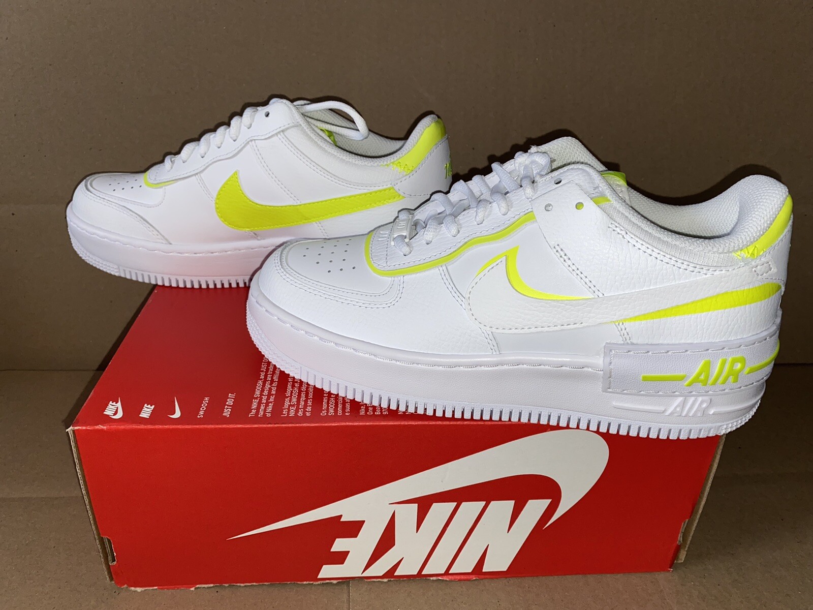 Nike Wmns Air Force 1 Shadow *Volt* - Asphaltgold