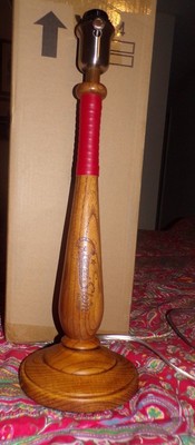 pottery barn baseball lamp