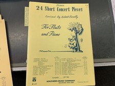24 Short Concert Pieces: PIANO PART only by Robert Cavally for NYSSMA Level 3