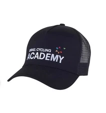 Trucker Hat Cap Black Unisex ICA Israel Cycling Academy Adjustable Size