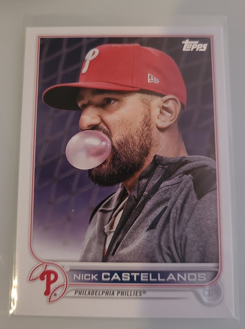 Nick Castellanos 2022 Topps Update PHOTO VARIATION SP SHORT PRINT #US266