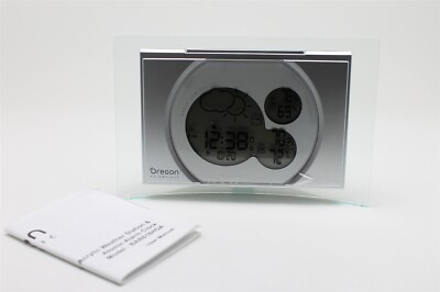 Oregon Scientific BAR618HGA Wireless Weather Station&Atomic AlarmClock NO Sensor