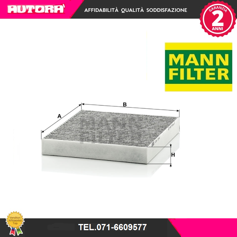 CUK2141 Filtro, Aria abitacolo (MARCA-MANN FILTER).