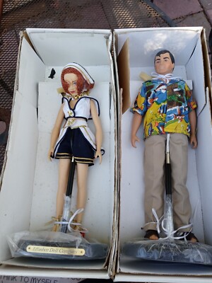 Brenda Starr Sailing & Basil St. John Tropical Paradise 16'' Effanbee Lot Of 2