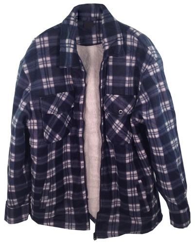 Mens Padded Sherpa Fur Lined Lumber 