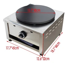 Techtongda LPG Gas Single Head Crepes Maker Commercial Pancake Fruit Machine