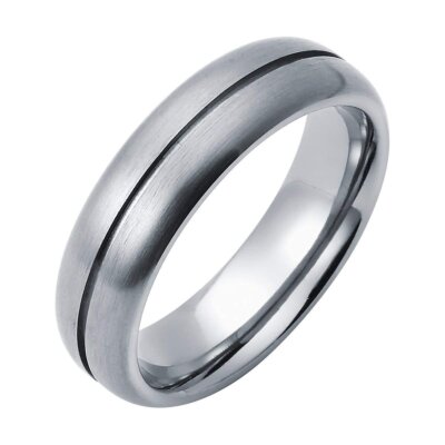 Vatertag Geschenk Titan 6 mm Mode oder Ehering Ring