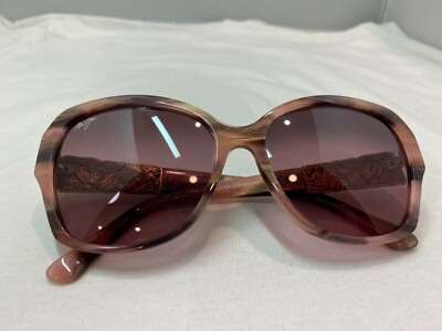 MAUI JIM SWAYING PALMS MJ 530-90 ROSE 24K GOLD ROSE  display picture 2