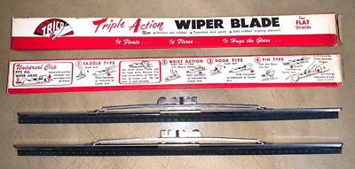 Trico 12'' Wiper Blades Pair_1942 1946 1947 1948 1949 1950 Packard/1966 67 Bronco